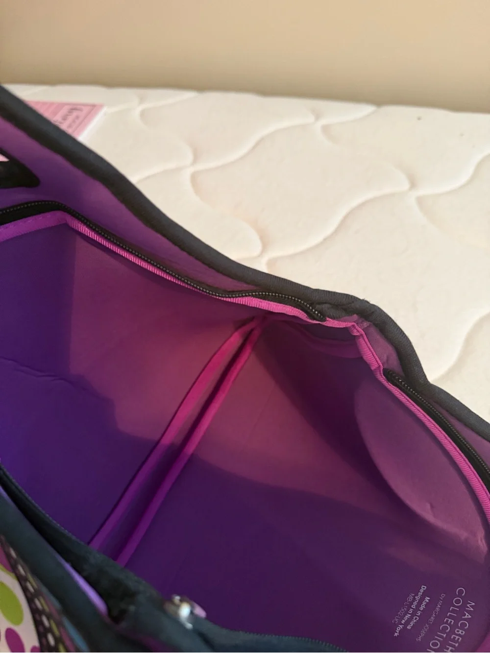 Macbeth Colorful Dot-Pattern Neoprene Computer Bag for Women
